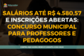 Concurso Câmara Municipal Portel Marajó 27 vagas salários até R$ 4,7 mil
