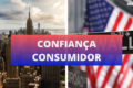 Gráfico mostra queda acentuada da confiança do consumidor nos EUA em outubro de 2022