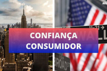 Gráfico mostra queda acentuada da confiança do consumidor nos EUA em outubro de 2022