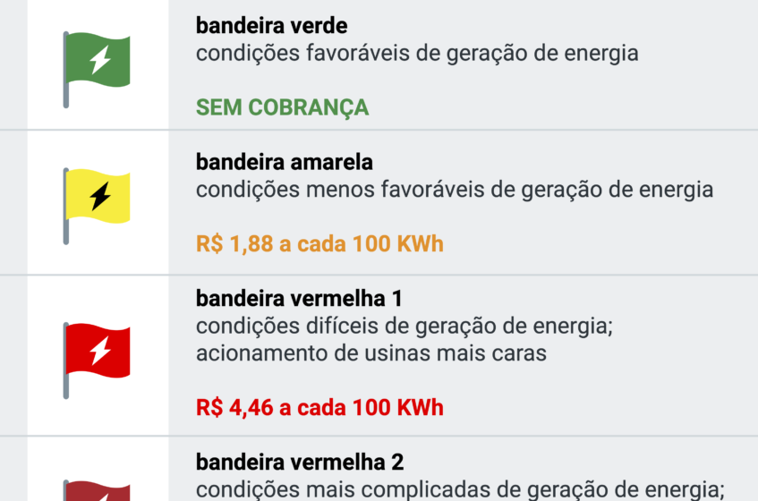 Medidor de energia elétrica residencial exibindo consumo normal sem taxa extra bandeira verde novembro