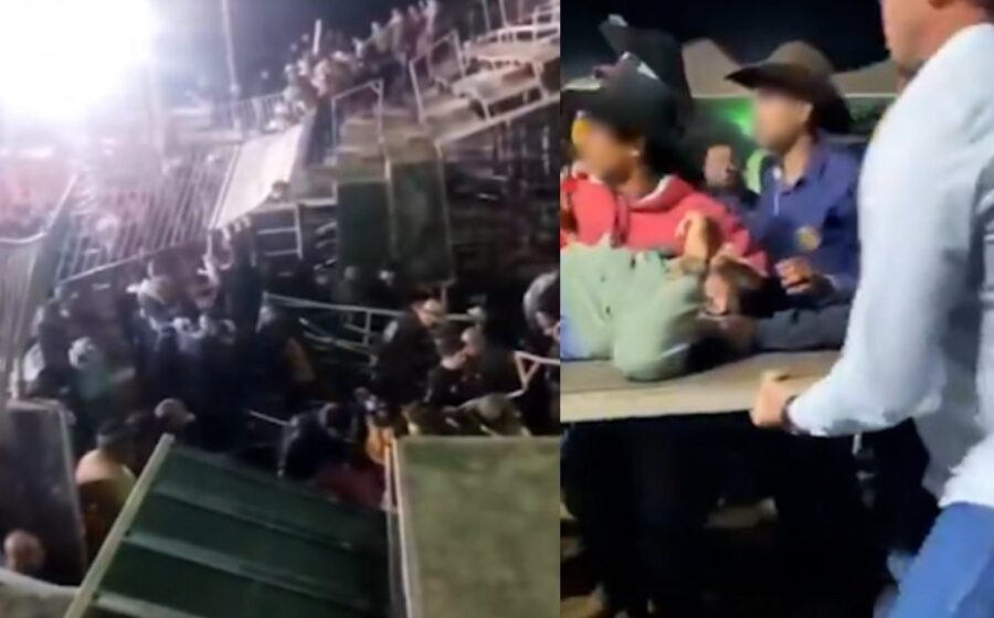 Estádio vazio na Aldeia Porto Lindo onde corpo foi encontrado sob arquibancadas
