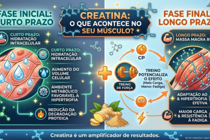 Suplementação de creatina para sedentários mostra ganho de 1,1 kg massa magra em estudo 12 semanas