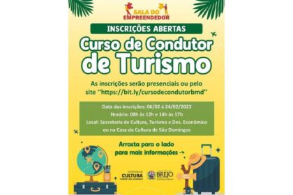 Curso gratuito condutor turismo Itararé 35 vagas pré-inscrição aberta janeiro 2027