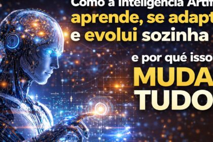 Logotipo DeepSeek com gráfico de alta de investimento e ícones de IA e cadeia de suprimentos