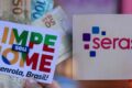 Edital do Desenrola 3.0 sobre mesa com documentos bancários e calculadora representando leilão de R$ 90 bi