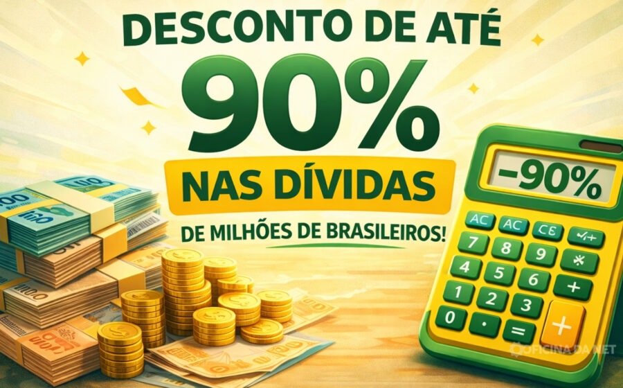 Governo anuncia Desenrola 3.0: leilão de R$ 90 bi em dívidas com desconto de 90%
