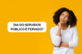 Calendário de outubro 2026 destacando 28 de outubro Dia do Servidor Público com selo ponto facultativo