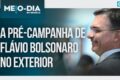 Flávio Dino assina documento determinando investigação da PF sobre campanha de Flávio Bolsonaro