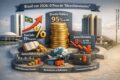 Gráfico da dívida bruta do Brasil projetada a 90% do PIB até 2028 com destaque para 2027