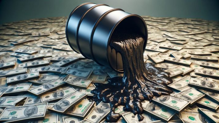 Gráfico do dólar a R$ 5,03 com ícones de petróleo, balanços corporativos e urna eletrônica