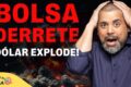 Gráfico mostra dólar a R$ 5,40 e Ibovespa caindo 14% após reeleição de Lula
