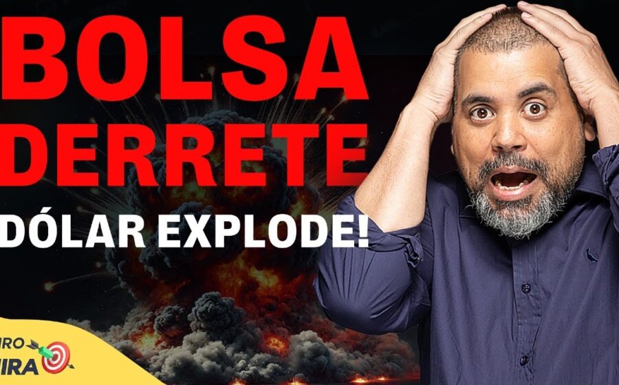 Gráfico mostra dólar a R$ 5,40 e Ibovespa caindo 14% após reeleição de Lula