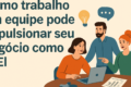 Logotipo do Dropbox com gráfico de queda e ícones de demissão e saída de executivo