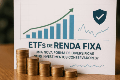 Gráfico de rentabilidade de ETFs renda fixa com títulos públicos brasileiros