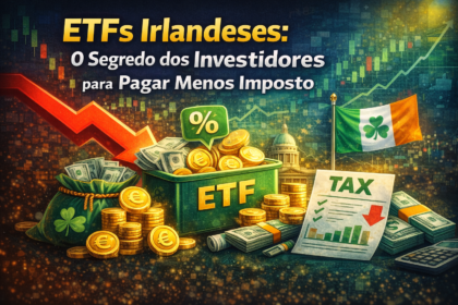 Gráfico mostra ETFs de renda fixa com símbolos de impostos e rentabilidade líquida