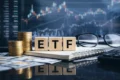 Gráfico de crescimento patrimonial com ETFs de renda fixa mostrando vantagem tributária