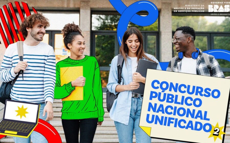 Candidatos estudando para o Enem dos Concursos 2027 com até 3 mil vagas federais