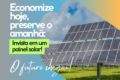 Painel solar residencial em Serra Talhada com medidor de energia ao fundo