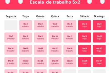 Funcionários da Savegnago trabalhando sob nova escala 5x2 com relógio marcando 8h48