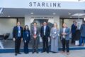 Fábio Faria e logotipo Starlink com símbolo de dinheiro representando R$ 2 milhões de Elon Musk