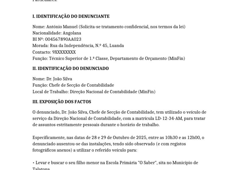 Ex-ministro denuncia uso indevido de assinatura em documentos oficiais