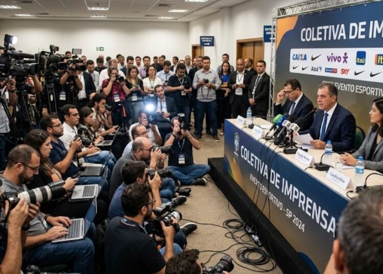 Javier Milei e representantes do FMI apertam as mãos simbolizando liberação de US$ 900 milhões para Argentina