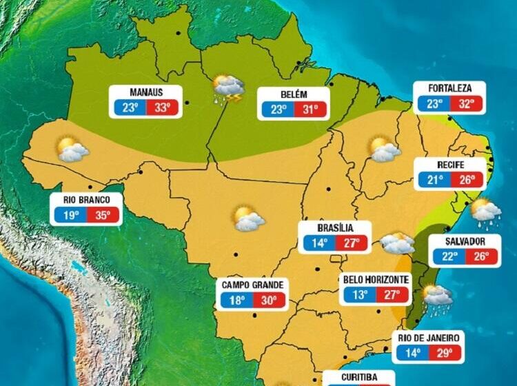 Gráfico mostra projeção do PIB do Brasil caindo para 2,2% em 2026 segundo FMI