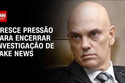 Ministro Edson Fachin em sessão do STF, presidente da corte arquiva investigações das Fake News
