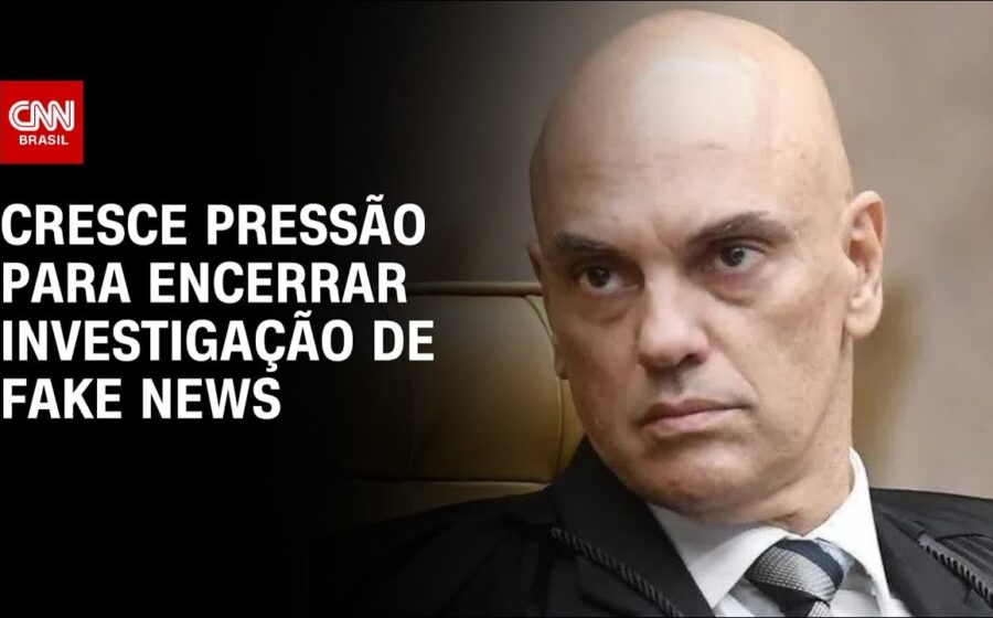 Ministro Edson Fachin em sessão do STF, presidente da corte arquiva investigações das Fake News