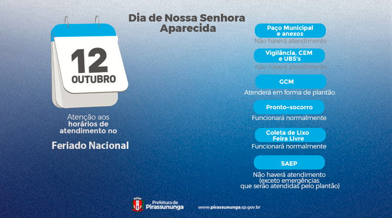 Calendário marcando feriado 12 outubro com trabalhador consultando direitos CLT