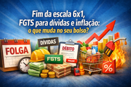 Calendário mostrando transição da escala 6x1 para 5x2 a partir de 16 dezembro