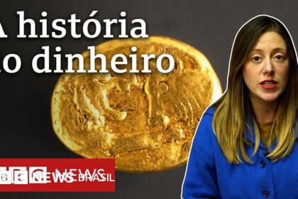 Pessoa olhando celular com tela escura, reflexo de símbolos políticos desbotados, representando vazio pós-eleitoral e abstinência de dopamina digital