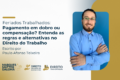 Calendário mostrando 2 de novembro feriado Finados com balança simbolizando pagamento em dobro ou folga compensatória