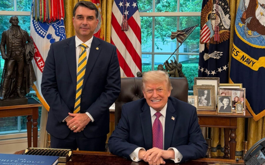 Flávio Bolsonaro nos EUA: Operação Alba comandada por Marco Rubio, revela aliado de Trump