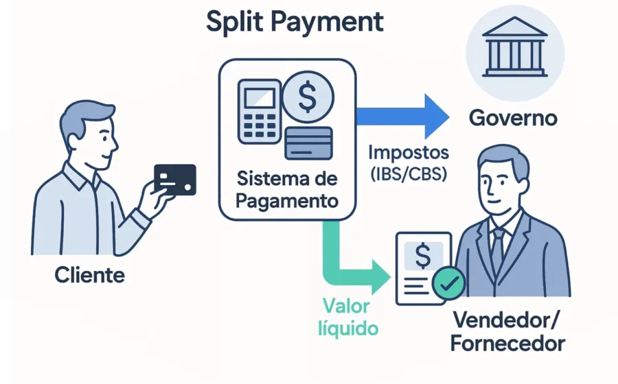 Flávio Bolsonaro discursando sobre fim do split payment na reforma tributária 2027