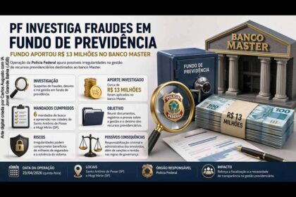 Balança da justiça com martelo quebrado simbolizando falha na fiscalização da CVM contra fraudes em fundos