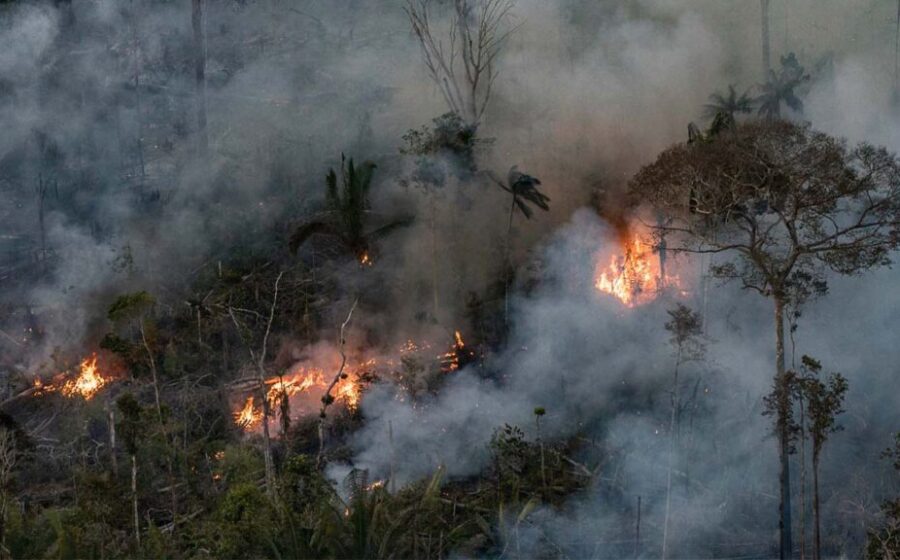 Equipe da Força Nacional do SUS em base emergencial em Manaus combatendo crise de fumaça tóxica por incêndios no Amazonas