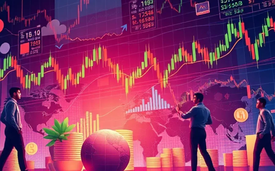 Gráfico mostra crescimento exponencial de fundos de hedge triplicando ativos desde 2013 com alerta do FMI