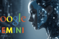 Logo do Gemini 4 Argon com código em segundo plano simbolizando liderança em programação