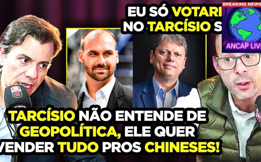 Gráfico financeiro com bandeira do Brasil e logo Goldman Sachs mostrando 3 cenários eleitorais para Ibovespa e dólar