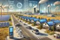Ilustração de usina virtual Google: casas e empresas conectadas liberam 1 GW para IA reduzindo consumo em pico