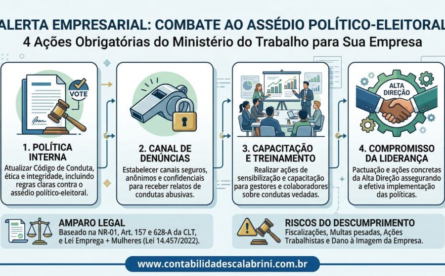 Governo anuncia força-tarefa contra assédio eleitoral com lista suja e corte de crédito para empresas