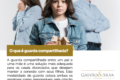 Pai e mãe separados com filho pequeno, ilustração da desigualdade na guarda compartilhada