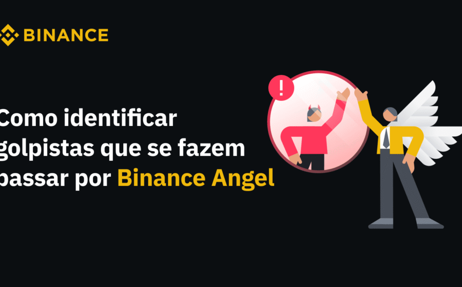Logotipo da Binance com símbolo de alerta vermelho e código binário representando hack de US$ 6,3 bilhões
