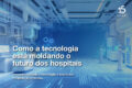 Equipe da healthtech Matria em escritório com dashboards de IA para gestão hospitalar
