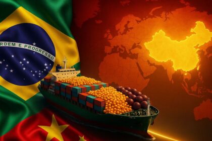 Fábrica da Hitachi Energy em construção em Pindamonhangaba SP com componentes de transformadores