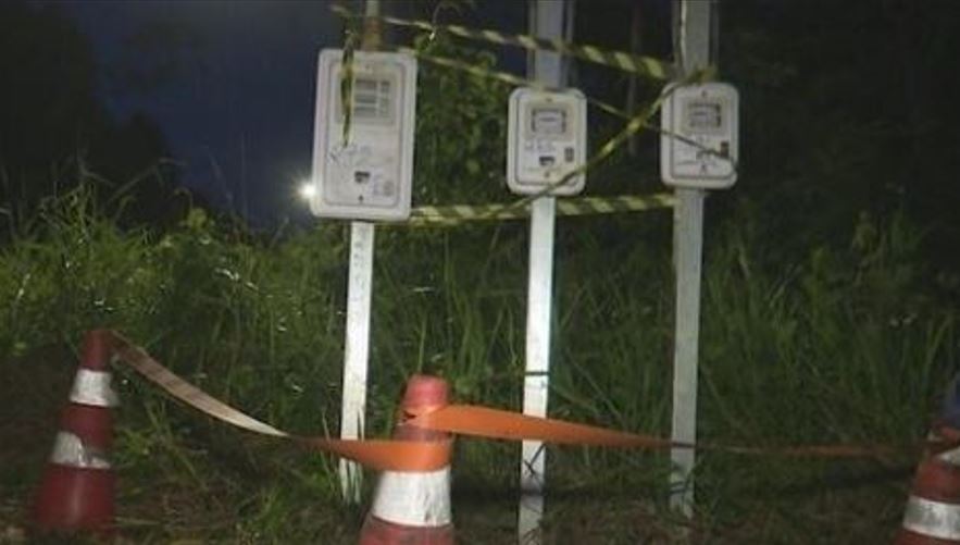 Cena de acidente fatal por eletrocução em fiação residencial na zona rural de Palmas TO