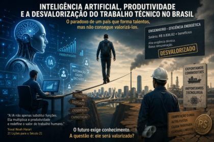Gráfico mostra Brasil dividido: agronegócio tecnológico produtivo vs. jovens sem oportunidades de entrada no mercado