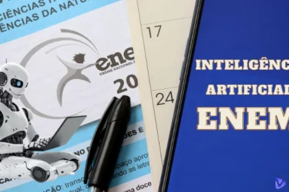 Estudante usando inteligência artificial para preparar Enem 2026 com método eficiente