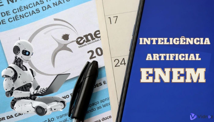 Estudante usando inteligência artificial para preparar Enem 2026 com método eficiente
